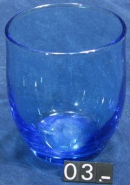 03 VASO VIDRIO AZUL